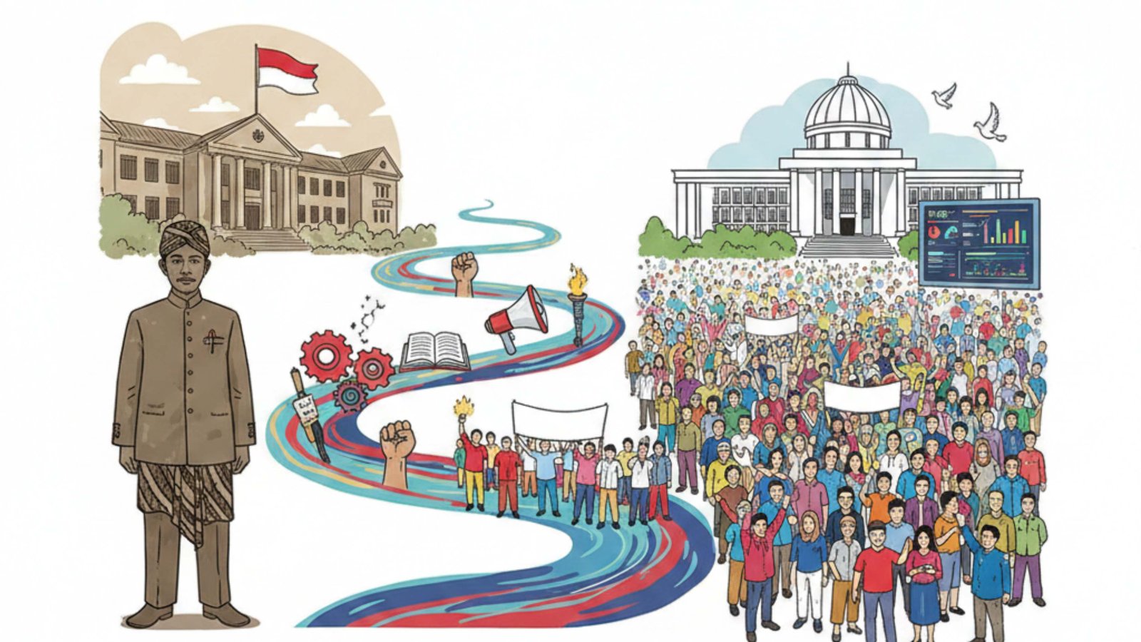 Dari Budi Utomo ke Era Reformasi : Transformasi Partisipasi Politik Rakyat Indonesia